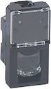 MOSAIC RJ45 UTP кат6 1мод черн