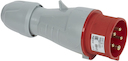 Вилка мобильная - 16А - 3К+H+З - 380 В - IP 44