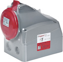 Розетка накладная - 16А - 3К+H+З - 380 В - IP 44