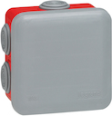 Plexo Серый Коробка 80х80х45 IP55