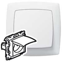 Розетка 2К+З IP44 БЕЛ SUNO