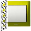 Рамка 5п вер Magic Green GL