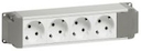 Tafelcontactdoos 4x2P+a steekklem
