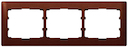 Рамка 3п гор Mahogany GL