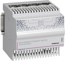Свитч 1Гб на 4 выхода RJ45. Размер: 4DIN