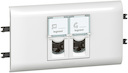 Р.DLP Кр.65 2XRJ45 Кат.6 UTP