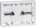 Коробка для накладного монтажа на 2x6, 2x8 или 2x3x2 модулей, цвет - белый