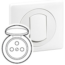 Панель лиц Роз 2К+З IP44 фр.ст.