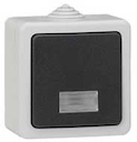 Legrand Plexo Переключатель 1-клавишный с подсветкой накладной IP55