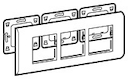 Рамка 2X3м гор Белая MSC