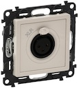 Valena LIFE Сл.кость Аудиорозетка с 3-контактным гнездом XLR (с лицевой панелью)