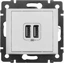 2-pозетка USB БЕЛ VLN