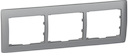 Рамка 3п. aluminium гор