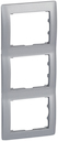 Рамка 3п.aluminium верт