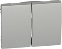 Клавиша Galea Life двойная (soft aluminium)