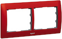 Рамка 2п гор Magic Red GL
