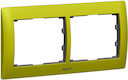 Рамка 2п гор Magic Green GL