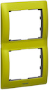 Рамка 2п вер Magic Green GL