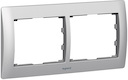 Рамка 2п гор Br.Aluminium GL