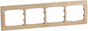 Рамка 4п гор Maple GL