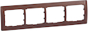 Рамка 4п гор Ch.Wood GL