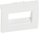 Крышка розетки компьютерной Galea Life (2хRJ45/RJ11, white)