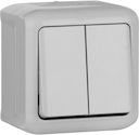 Перекл 10A 2клав IP44 СЕР