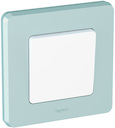 Legrand Inspiria 673935 рамка декоративная универсальная, 1 пост, для горизонтальной или вертикальной установки, цвет "Мятный"