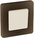 Legrand Inspiria 673939 рамка декоративная универсальная, 1 пост, для горизонтальной или вертикальной установки, цвет "Бронза"