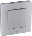 Legrand Inspiria 673602 выключатель одноклавишный для скрытого монтажа, цвет "Алюминий", номинальный ток 10 А, напряжение ~250В