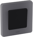 Legrand Inspiria 673937 рамка декоративная универсальная, 1 пост, для горизонтальной или вертикальной установки, цвет "Дымчатый"
