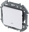 Legrand Inspiria 673660 Переключатель одноклавишный с подсветкой/индикацией для скрытого монтажа,цвет "Белый", номинальный ток 10 А, напряжение ~250В