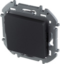Legrand Inspiria 673683 переключатель промежуточный одноклавишный для скрытого монтажа, цвет "Антрацит", номинальный ток 10 А, напряжение ~250В