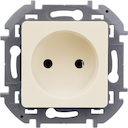 Legrand Inspiria 673711 розетка без заземления для скрытого монтажа , цвет "Слоновая кость". Максимальный ток 16 А, напряжение ~250В, максимальная мощность 3680 Вт.