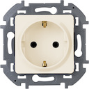 Legrand Inspiria 673721 розетка с заземлением для скрытого монтажа, цвет "Слоновая кость", ток 16 А, напряжение ~250В, максимальная мощность 3680 Вт.