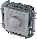 Legrand Inspiria 673812 термостат для теплого пола с выносным датчиком в комплекте, максимальный ток 16 А, напряжение ~230 В, цвет "Алюминий"