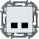 Роз 2ХRJ45 6 UTP БЕЛ INSPIRIA