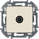 Legrand Inspiria 673861 розетка телевизионная для скрытого монтажа, проходная для схемы "шлейф", 14 дБ 4-862 МГц, цвет "Слоновая кость"