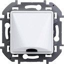 Legrand Inspiria 673890 вывод кабеля для скрытого монтажа, максимальный диаметр кабеля 12 мм, с зажимом для крепления, цвет "Белый"