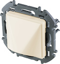 Legrand Inspiria 673891 вывод кабеля для скрытого монтажа, максимальный диаметр кабеля 12 мм, с зажимом для крепления, цвет "Слоновая кость"