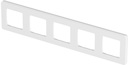 Legrand Inspiria 673970 рамка декоративная универсальная, 5 постов, для горизонтальной или вертикальной установки, цвет "Белый"