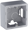 Legrand Inspiria 673982 коробка для накладного монтажа , 1 пост, цвет "Алюминий"