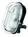 LL Oval Simetal 1x60W E27 Светильник накладной черный (металл.реш.) IP44