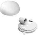 LL OTE3 1x60W E27 Светильник накладной белый (круглое стекло) IP20