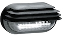 LL OPTIMA2 1x60W E27 Светильник накладной черн.(овал, проз.стело, козырек)  IP44