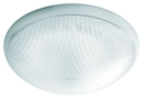 LL Camea 1x75W E27 Светильник накладной белый (ударопр.прозрач.плафон) IP44