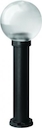 LL Aster Plus Светильник парковый,60W, Е27, IP43, столбик 90см шар (плафон дымчатый)