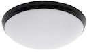 LL Camea 1x75W E27 Светильник накладной черный (удароп.мат.плафон) IP44