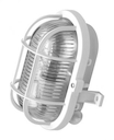 LL Oval 1x60W E27 Светильник накладной белый (пласт.реш.) IP44