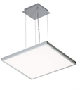 LL LED CLEO Z 40W панель светодиодная подвесная опал, серебро 600х600 IP20  4000К